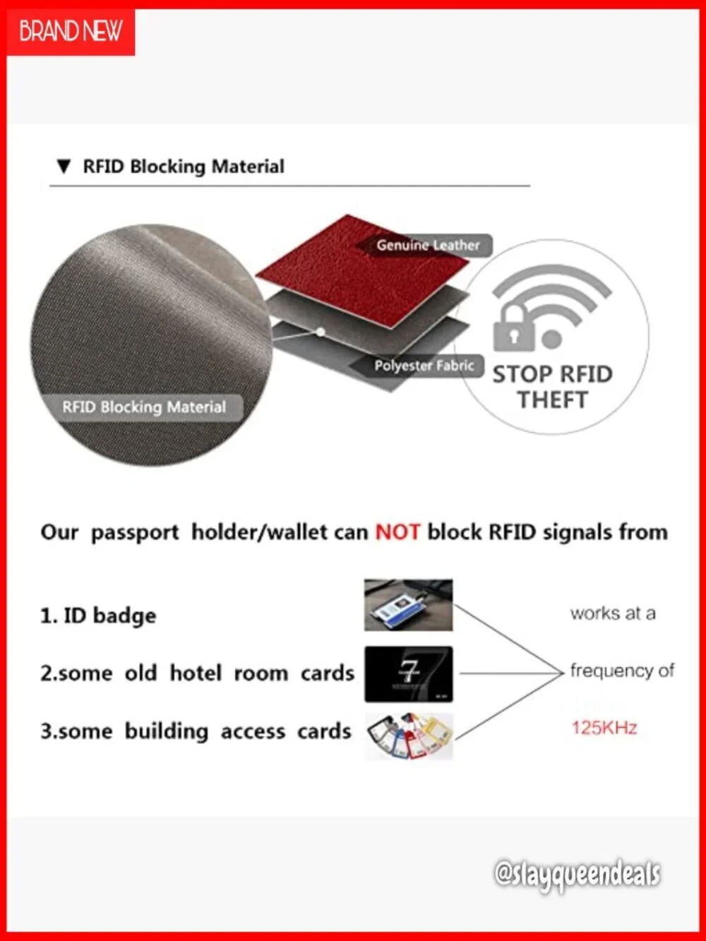 Leather RFID Blocking Bifold Wallet with Zipper Pocket Compact Size